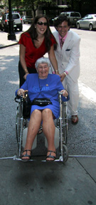 Bess in wheelchair