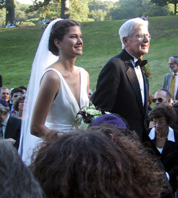 Bride and father