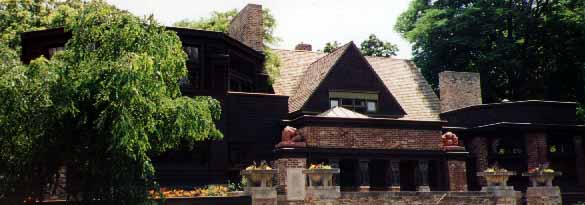 Wright's studio and home