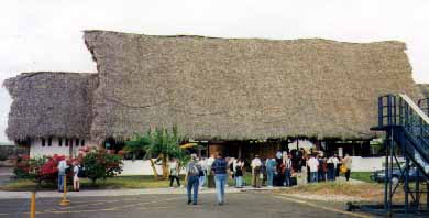 Palapa at airport in Liberia