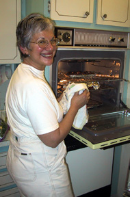 Carol baking