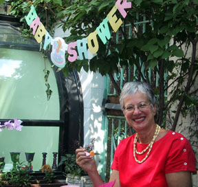 Carol decorating