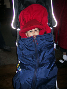 Josie in stroller