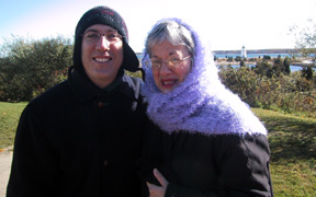 Two schmucks with earlaps