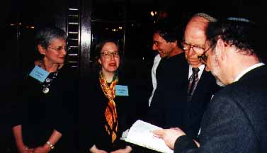 Carol, Emily Bilski, Steve Stern, Herman Wouk, Steve Brown