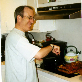 Neal cooking