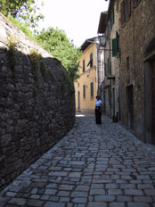 Street in Montefioralle