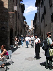 Street in San Gimignano