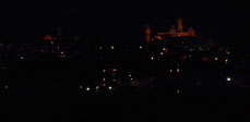 Siena at night from room