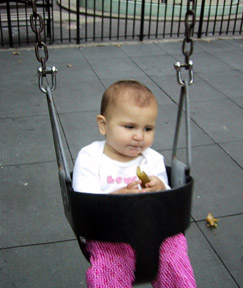 Swing with pickle