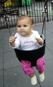 Swing with pickle