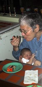 Carol eats anything