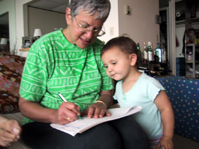 Josie and Bubbe coloring
