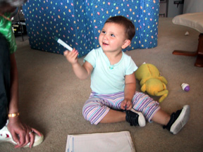 Josie shows her work