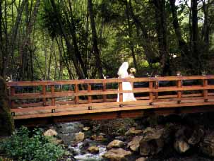 Marjorie on bridge